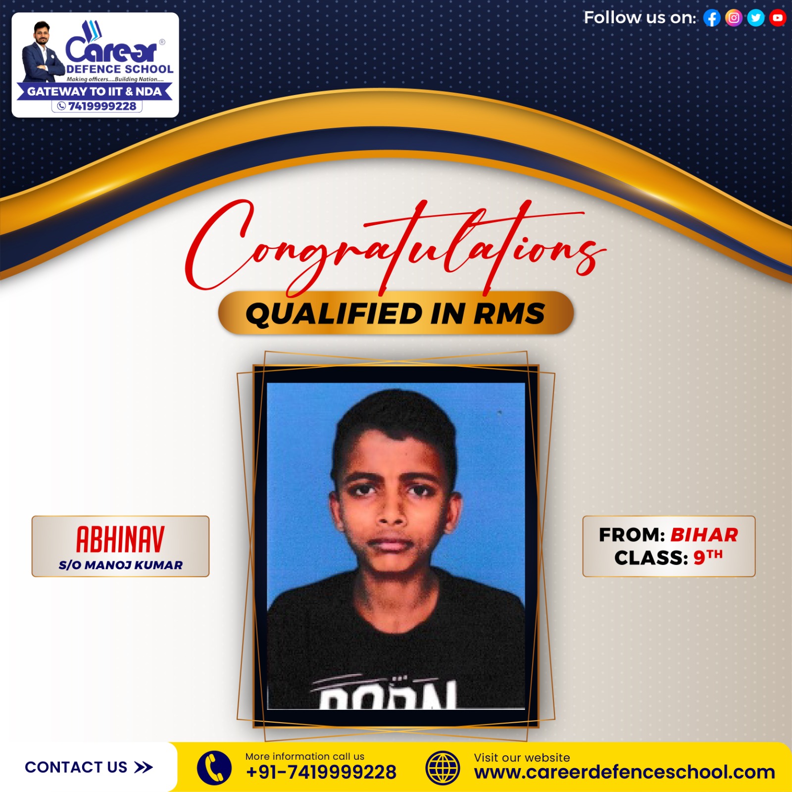 RMS Selected Student