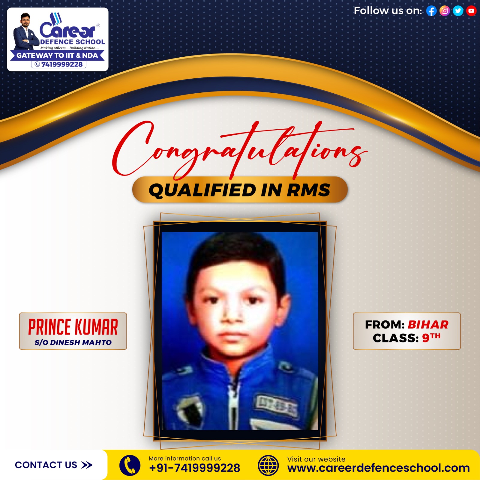 RMS Selected Student